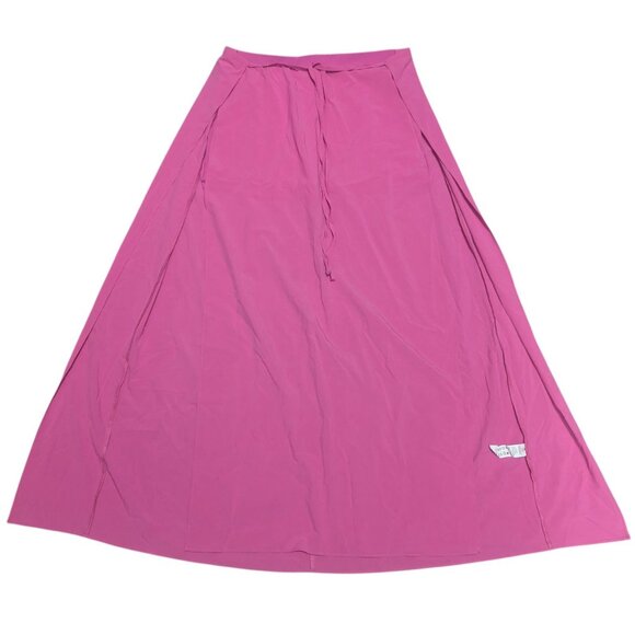 Halara Breezeful High Waisted Tie Front Split Flowy 2-in-1 Maxi Skirt Sz Medium - Picture 5 of 10